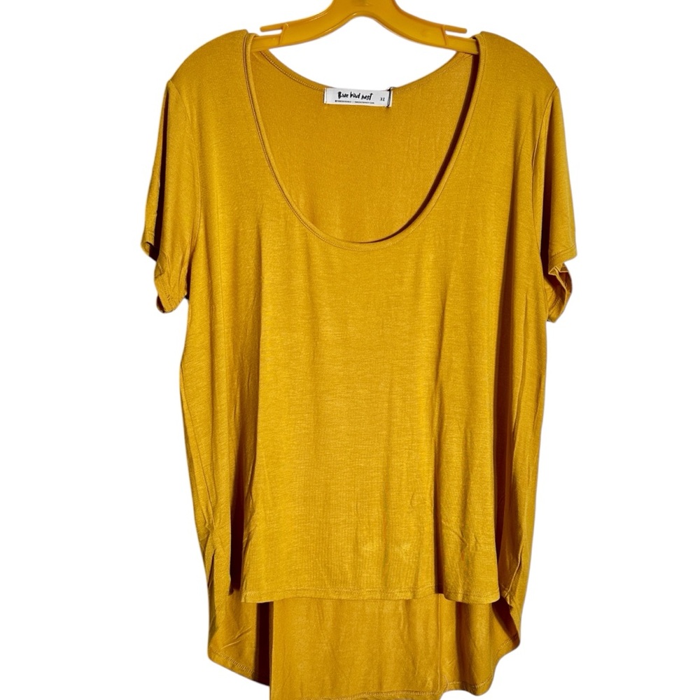 Gold Short Sleeve Relaxed T-Shirt